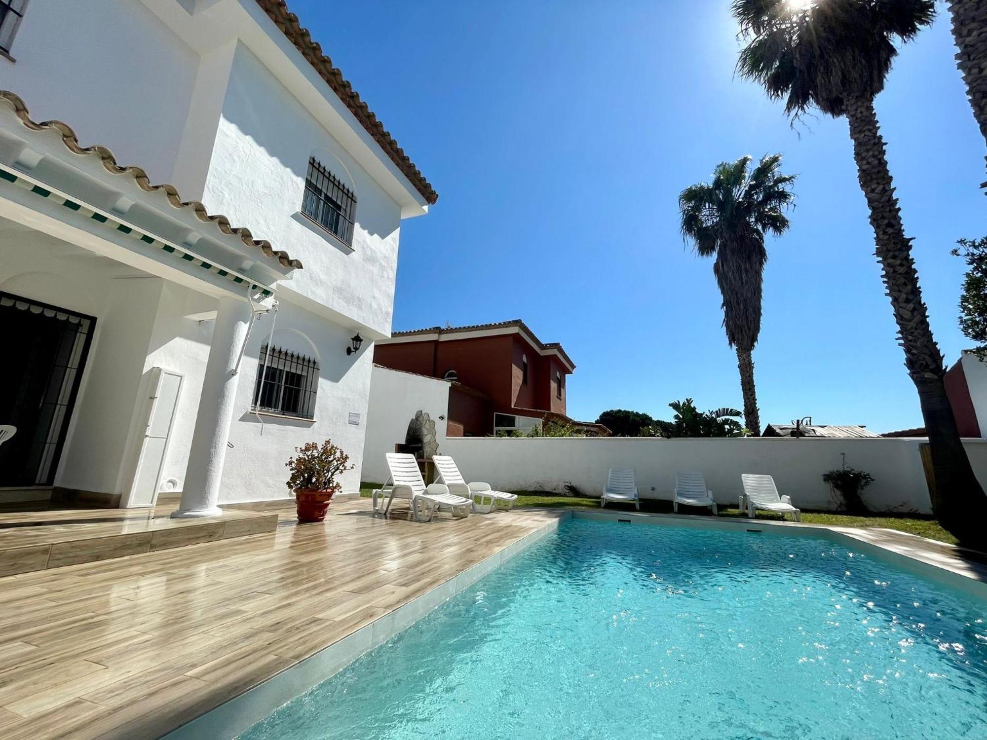 Chalet Eden Azul Chiclana de la Frontera Esterno foto